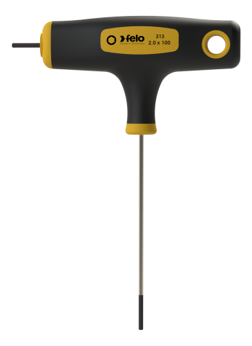 felo T-Griff mit Seitenabtrieb HEX 2,5 x 100mm